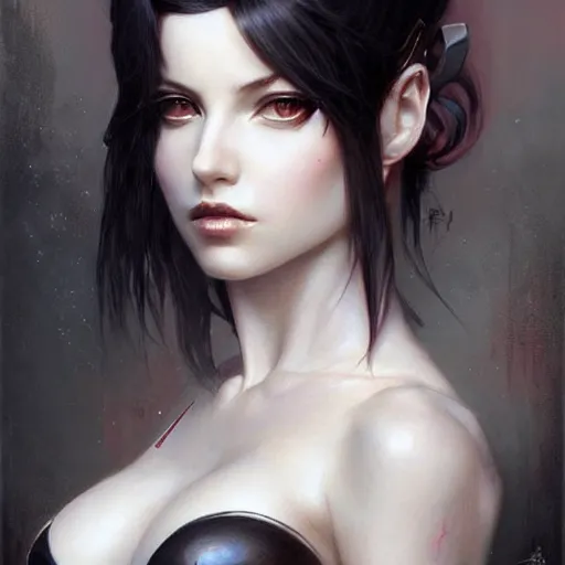 Image similar to tifa lockhart, intricate, elegant, highly detailed, smooth, sharp focus, award - winning, masterpiece, in the style of tom bagshaw, cedric peyravernay, peter mohrbacher, pinterest