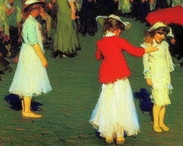 Image similar to edward henry potthast