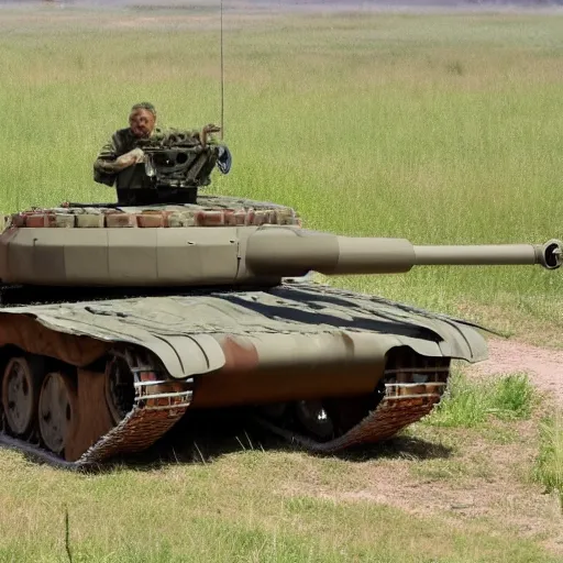 Image similar to photo of leopard tank with cheetah camouflage