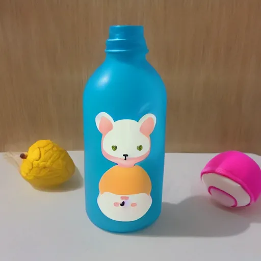 Image similar to kawaii baby bottle