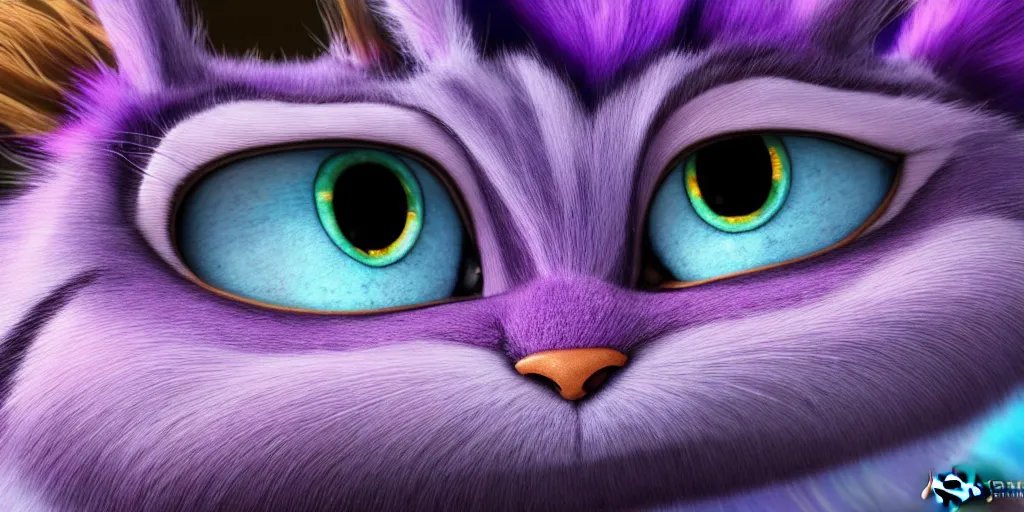 Image similar to The Cheshire Cat, Alice in wonderland, colorful, wide angle, super highly detailed, professional digital painting, artstation, concept art, smooth, sharp focus, no blur, no dof, extreme illustration, Unreal Engine 5, Photorealism, HD quality, 8k resolution, cinema 4d, 3D, beautiful, cinematic, art by artgerm and greg rutkowski and alphonse mucha and loish and WLOP