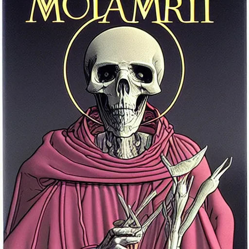 Prompt: hodie mihi cras tibi, memento mori, parce sepulto, ars by moebius