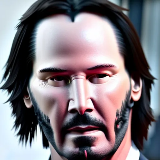 Image similar to muscular keanu reeves, highly detailed, high quality, hd, 4 k, 8 k, canon 3 0 0 mm, professional photographer, 4 0 mp, lifelike, top - rated, award winning, realistic, sharp, no blur, edited, corrected, trending