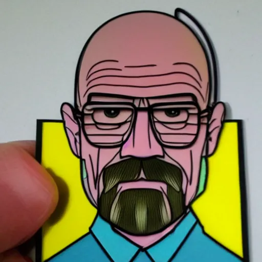 Image similar to walter white made of candy