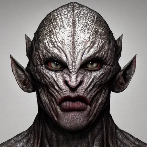 Prompt: hyperrealistic mixed media image of argonian elder scrolls, stunning 3 d render inspired art by greg rutkowski and xiang duan and thomas eakes, perfect facial symmetry, flesh texture, realistic, highly detailed attributes and atmosphere, dim volumetric cinematic lighting, 8 k octane detailed render, post - processing, masterpiece,