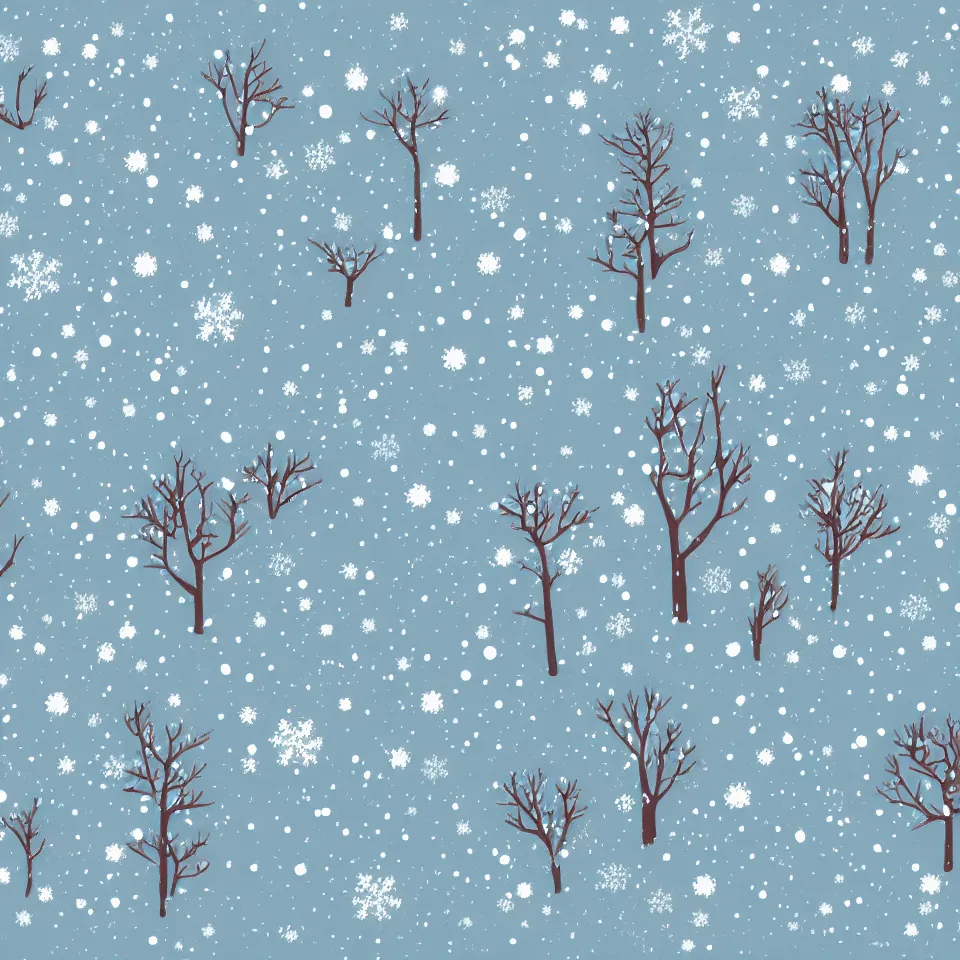 Prompt: winter illustration style