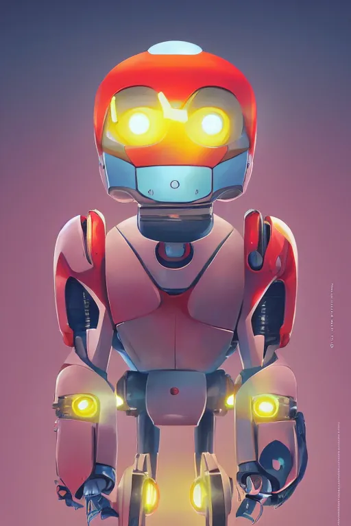 Image similar to metabots medabots medarotto medarot robot minimalist comics helmet mask neon cybereye, behance hd by jesper ejsing, by rhads, makoto shinkai and lois van baarle, ilya kuvshinov, rossdraws global illumination ray tracing hdr radiating a glowing aura