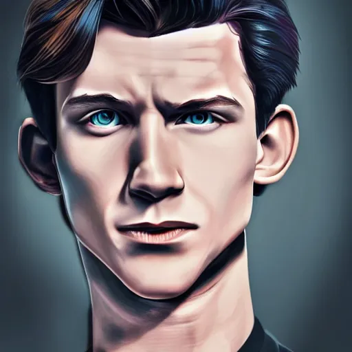 Image similar to tom holland portrait as mr incredible, hd, photorealistic portrait