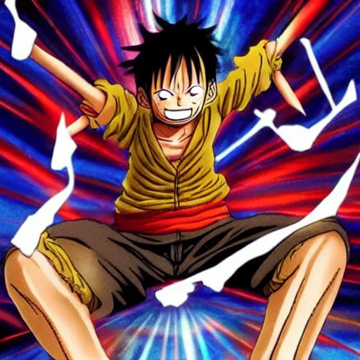 Image similar to luffy in matrix