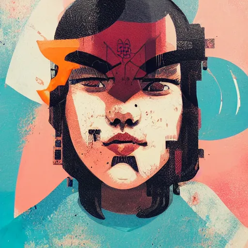 Prompt: Sketchy Tank profile picture by Sachin Teng, asymmetrical, Organic Painting , Matte Painting, geometric shapes, hard edges, graffiti, street art:2 by Sachin Teng:4