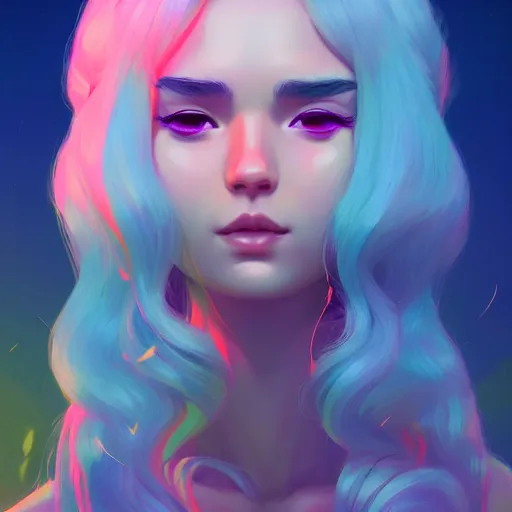 Image similar to portrait of a beautiful hippie, art by lois van baarle and ross tran and sam yang and ilya kuvshinov and guweiz, digital art, high detail, sharp focus, unreal engine 5, trending on artstation, deviantart, pinterest, 4 k uhd image