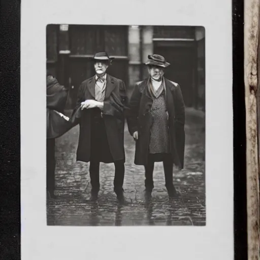 Prompt: wet plate photography london chavs by martin shuller, richard avedon dorothe lange and and shane balkowitsch