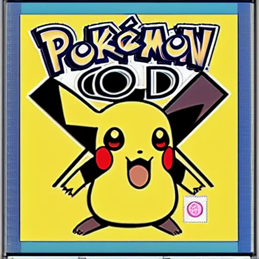 Image similar to pokemon gold version cover art in the style of andy warhol