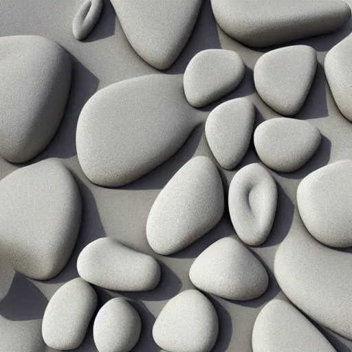 Image similar to white zen clean modern minimalist japanese rock garden with beautiful rocks by peter tarka in an ivory room well contoured smooth fair walls, up close shot, sharp focus, zen, clean, modern minimalist, zaha hadid octane highly render, 4 k, ultra hd,