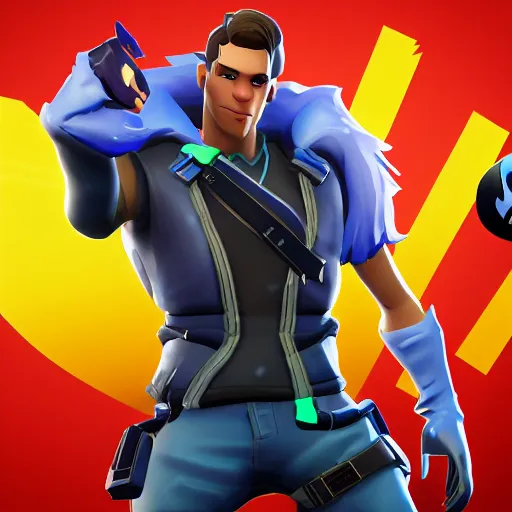 Image similar to Jerma985 as a Fortnite character, 4k, high definition