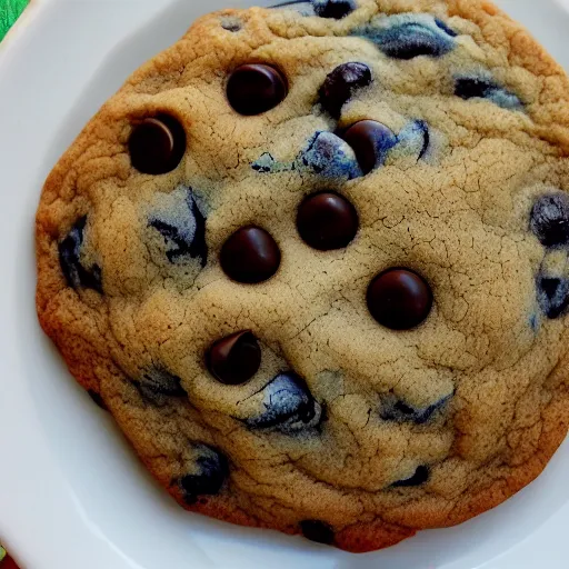 Image similar to blue ( chocolate chip cookie )