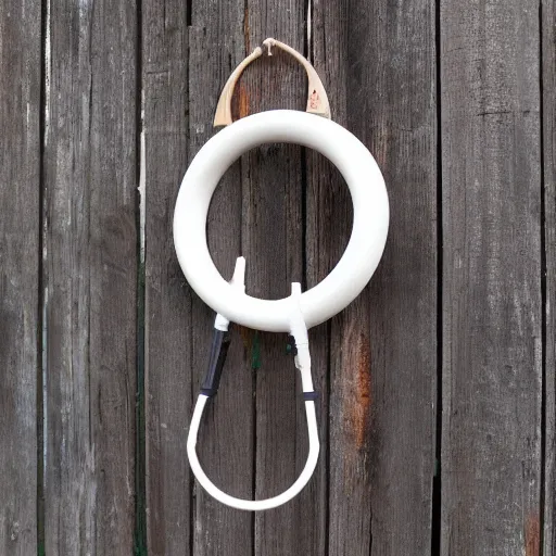 Prompt: hang a hoop on a hook