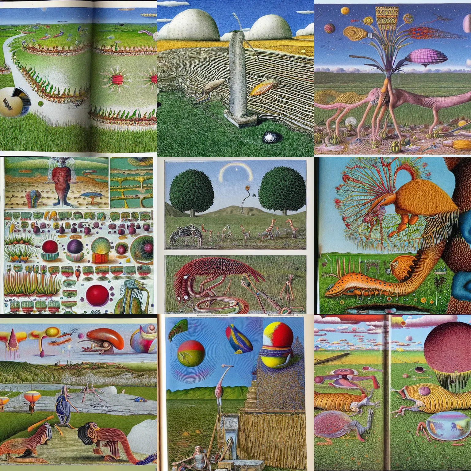 codex seraphinianus by salvador dali, trending on, Stable Diffusion