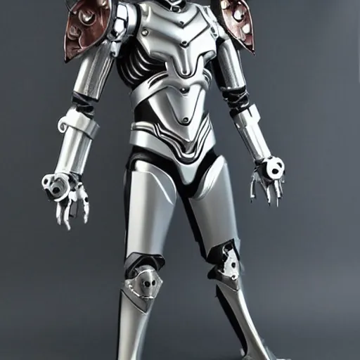 Image similar to Biomechanical Kamen Rider, glowing eyes, daytime, grey rubber undersuit, Guyver Dark Hero inspired armor