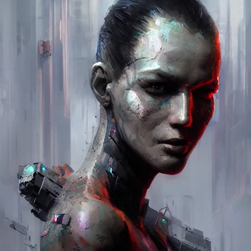 Image similar to evil ai, neuromancer, painted by stanley lau, painted by greg rutkowski, painted by stanley artgerm, digital art, trending on artstation