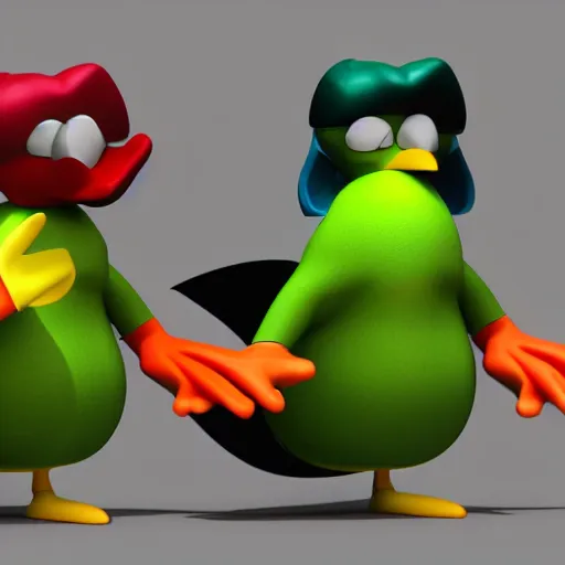 Image similar to 3 d realistic duckula