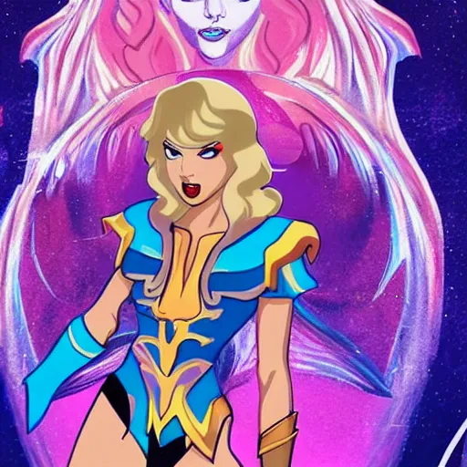 Image similar to Taylor Swift as She-Ra