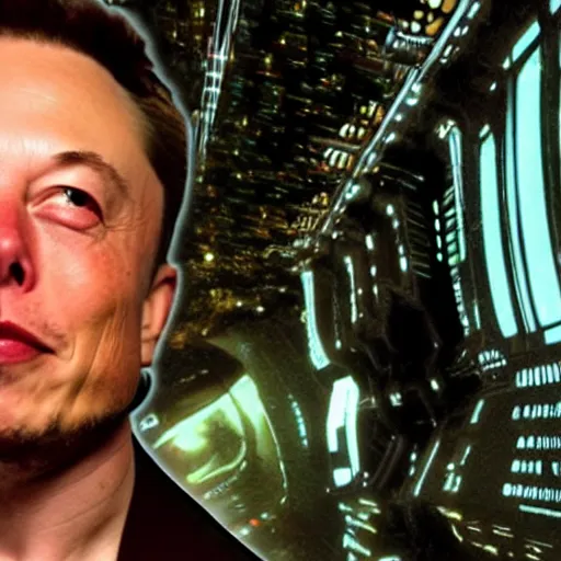 Prompt: Elon Musk as a Borg from Star Trek, Photograph