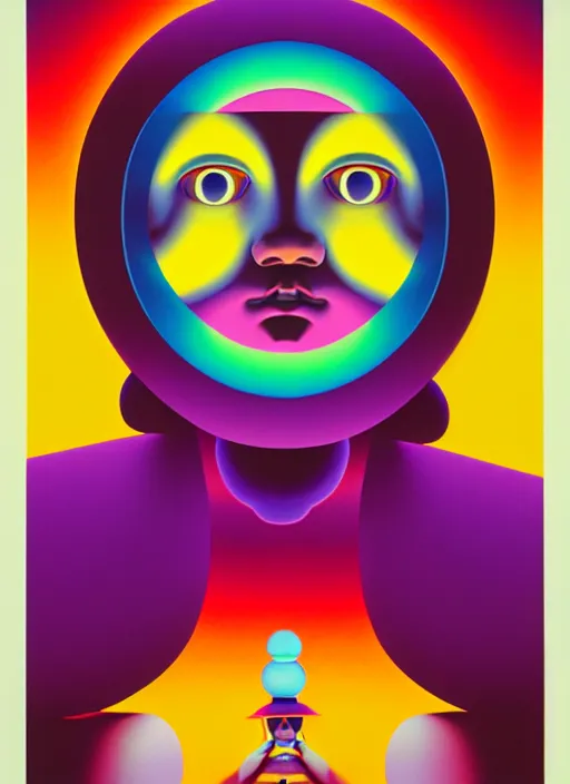 Prompt: fortune teller by shusei nagaoka, kaws, david rudnick, airbrush on canvas, pastell colours, cell shaded!!!, 8 k