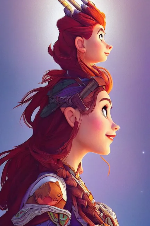 Prompt: pencil spot illustrations of various disney characters combined with a horizon zero dawn 2 aesthetic, d & d, fantasy, intricate, elegant, highly detailed, digital painting, artstation, concept art, matte, sharp focus, illustration, hearthstone, art by bridgeman and artgerm and greg rutkowski and alphonse mucha and ruan jia and conrad roset