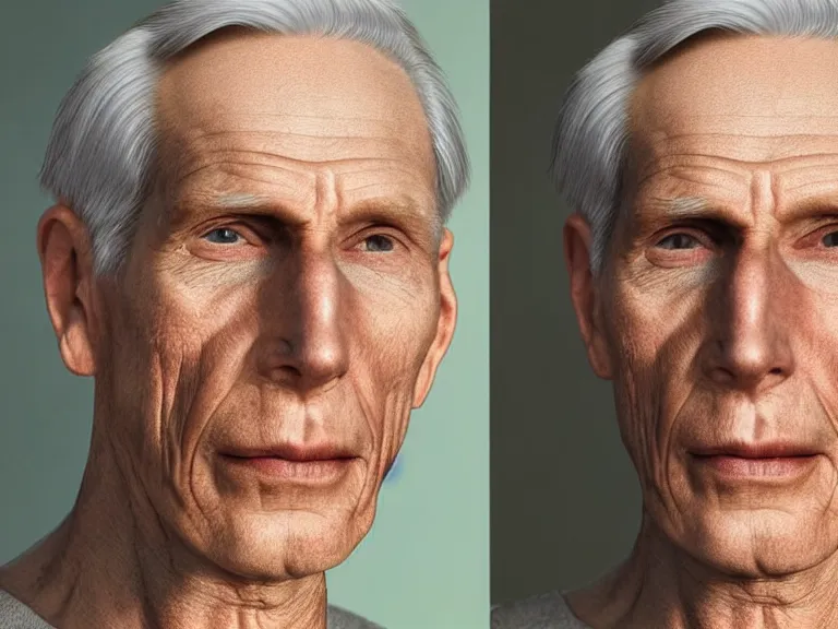 Image similar to A colored colorized real photograph of Jerma985 as an elderly guy, taken in the early 2020s, taken on a 2010s Camera, realistic, hyperrealistic, very realistic, very very realistic, highly detailed, very detailed, extremely detailed, detailed, digital art, trending on artstation, headshot and bodyshot, detailed face, very detailed face, very detailed face, real, real world, in real life, realism, HD Quality, 8k resolution, intricate details, colorized photograph, colorized photon