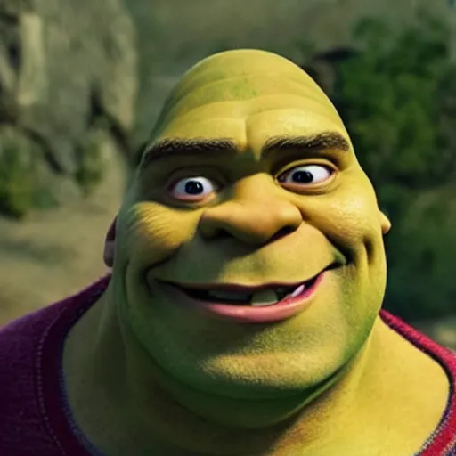 Shrek-Dwayne The Rock Johnson Hybrid, Stable Diffusion