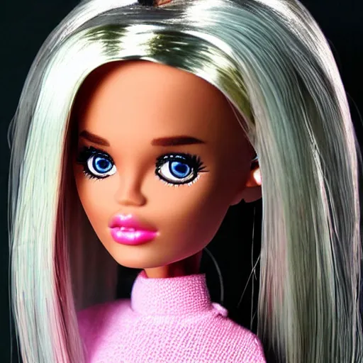 Image similar to miniom as a barbie doll, photorealistic, highly detailed,