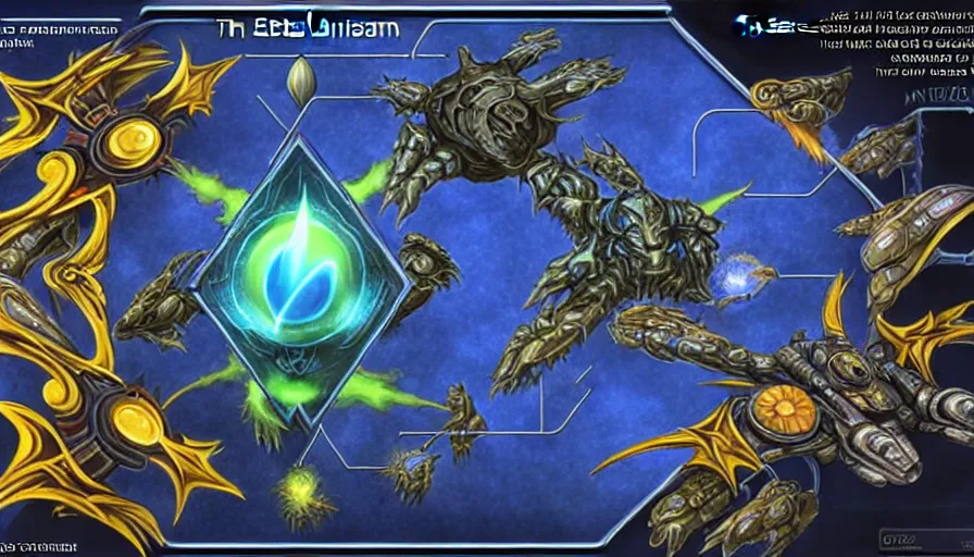 Image similar to the two complementary forces that make up all aspects and phenomena of life, from Starcraft