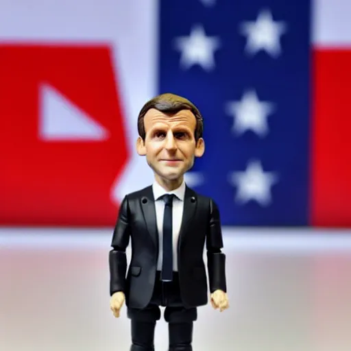 Image similar to emmanuel macron action figure