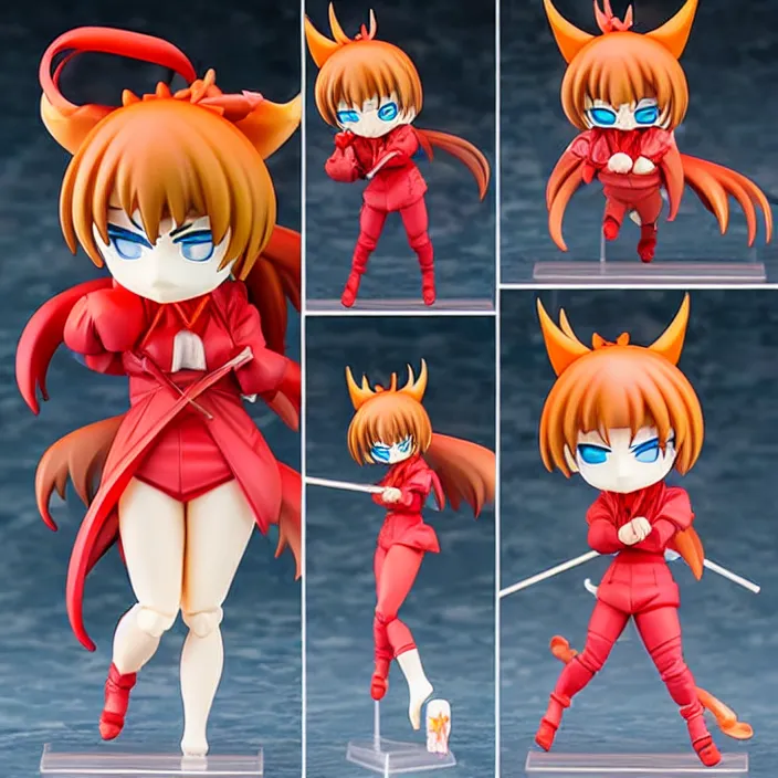 Prompt: asuka soryu pop up parade figurine