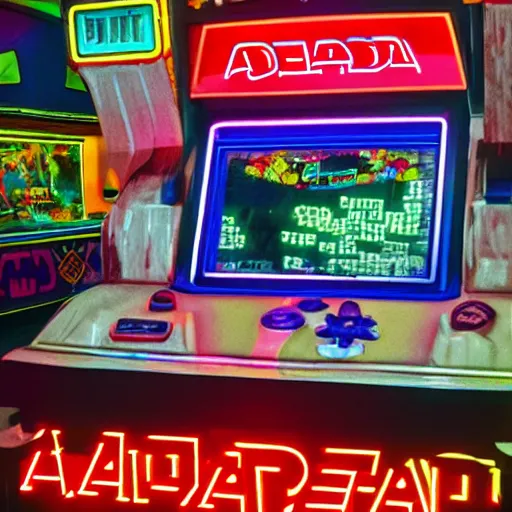 Prompt: dead arcade