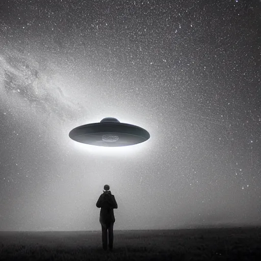 Image similar to someone seeing a ufo ignoring the laws of phyics. entries in the 2 0 2 0 sony world photography awards.