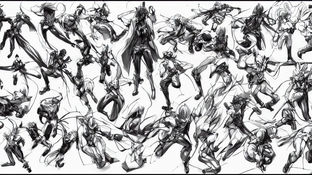 Anime Action Poses