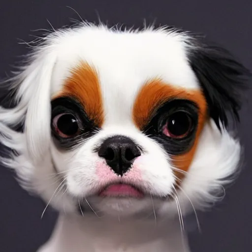 Image similar to a carton japanese chin, studio ghibli style