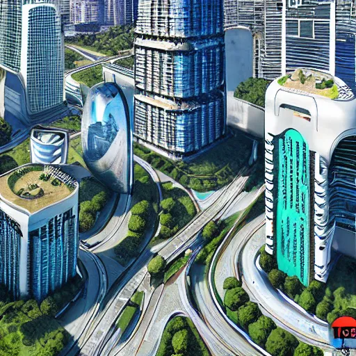 Image similar to futuristic sao paulo, 4 k, sunny day, art by terraform studio, art by ryan woodhouse