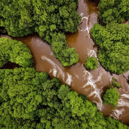 Prompt: the river of milk [ drone view ]