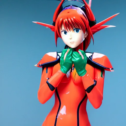 Prompt: asuka from evangelion