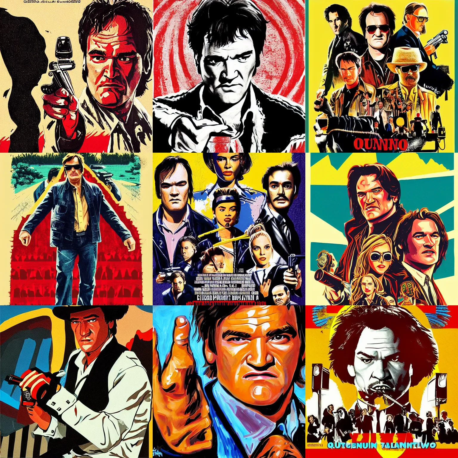 Prompt: artwork by Quentin Tarantino