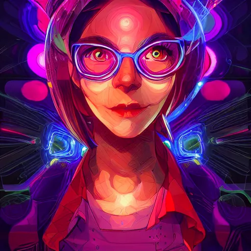 Image similar to skill magic geek inside matrix deepdream radiating a glowing aura stuff loot legends stylized digital illustration video game icon artstation lois van baarle, ilya kuvshinov, rossdraws,