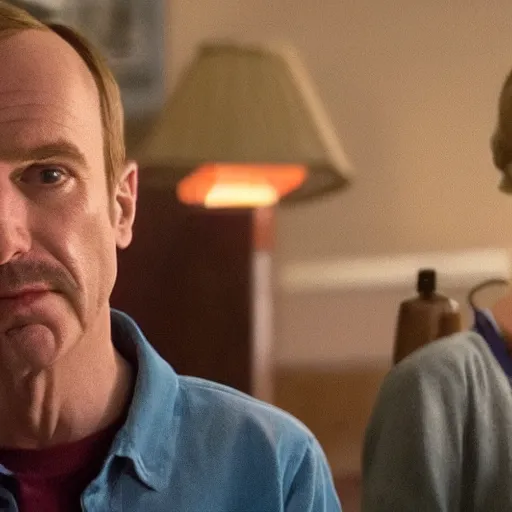 Prompt: Woody from Toy Story in Better Call Saul with Kim Wexler
