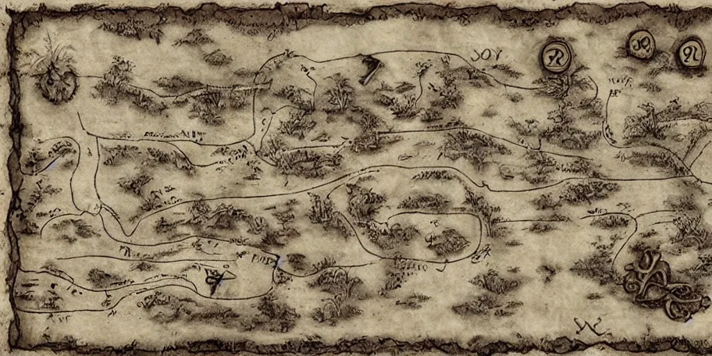 d&d underground megadungeon map, Stable Diffusion