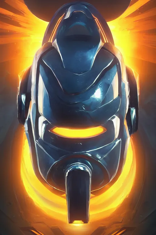 Image similar to epic mask helmet robot ninja portrait stylized as fornite style game design fanart by concept artist gervasio canda, behance hd by jesper ejsing, by rhads, makoto shinkai and lois van baarle, ilya kuvshinov, rossdraws global illumination radiating a glowing aura global illumination ray tracing hdr render in unreal engine 5