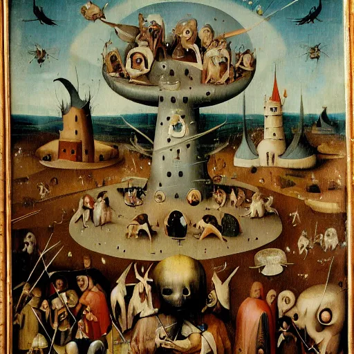 Prompt: endless tory nightmare, by hieronymus bosch