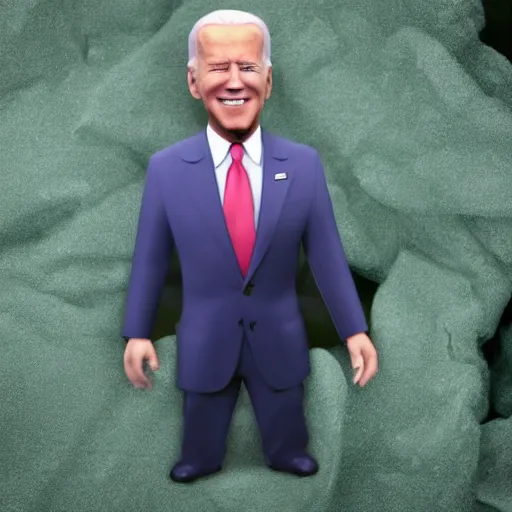 Prompt: uncanny valley joe biden