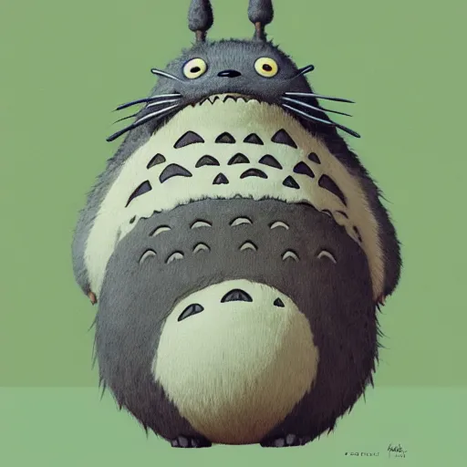 Prompt: totoro, hyper realistic, hyper detailed, digital art, trending in artstation, cinematic lighting, studio quality, smooth render, unreal engine 5 rendered, octane rendered, art style by klimt and nixeu and ian sprigger and wlop and krenz cushart